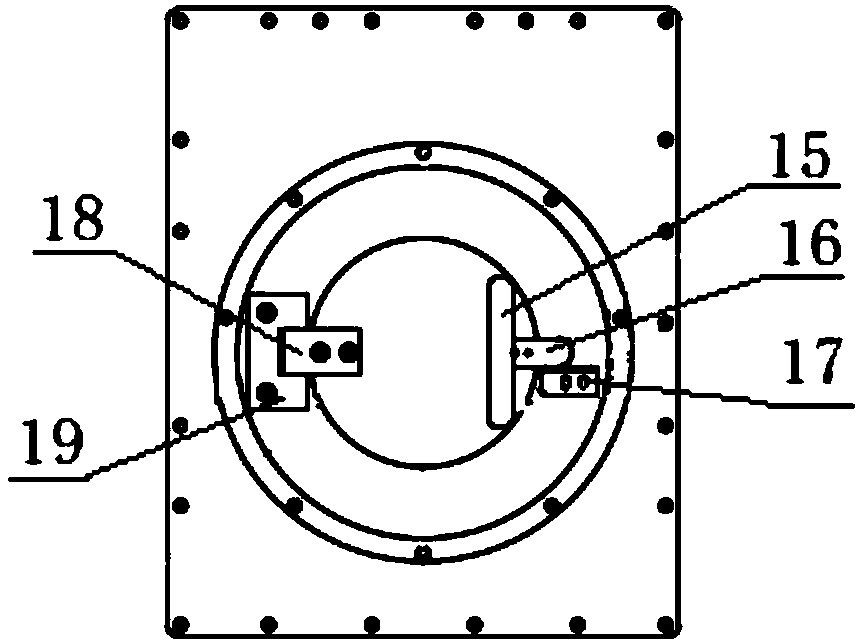 Device for measuring americium and cesium in aftertreatment feed liquid