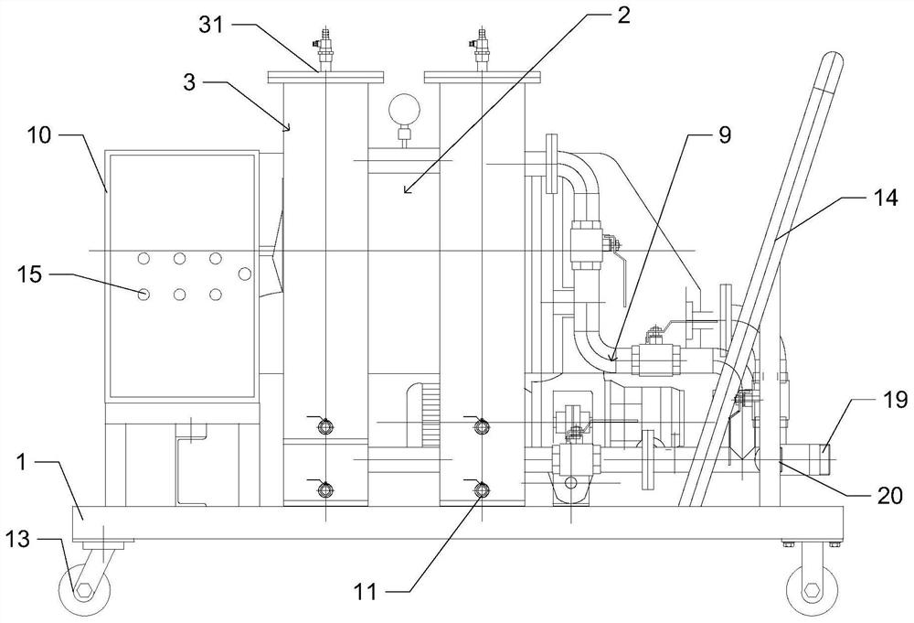 Precise plate type oil filter