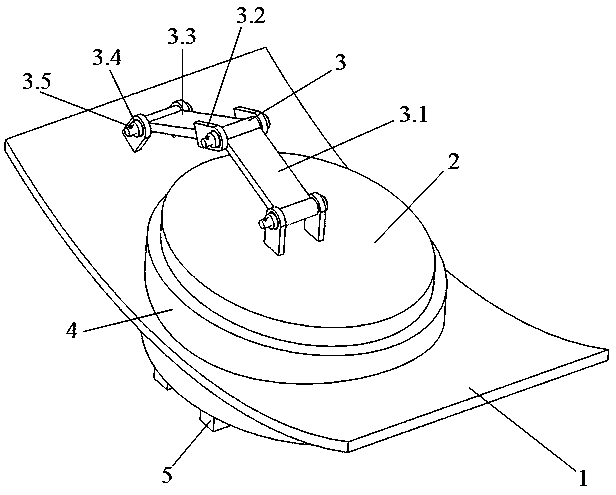 High-pressure container opening nozzle structure suitable for rapid opening and closing