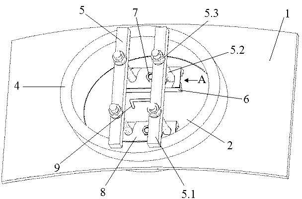 High-pressure container opening nozzle structure suitable for rapid opening and closing