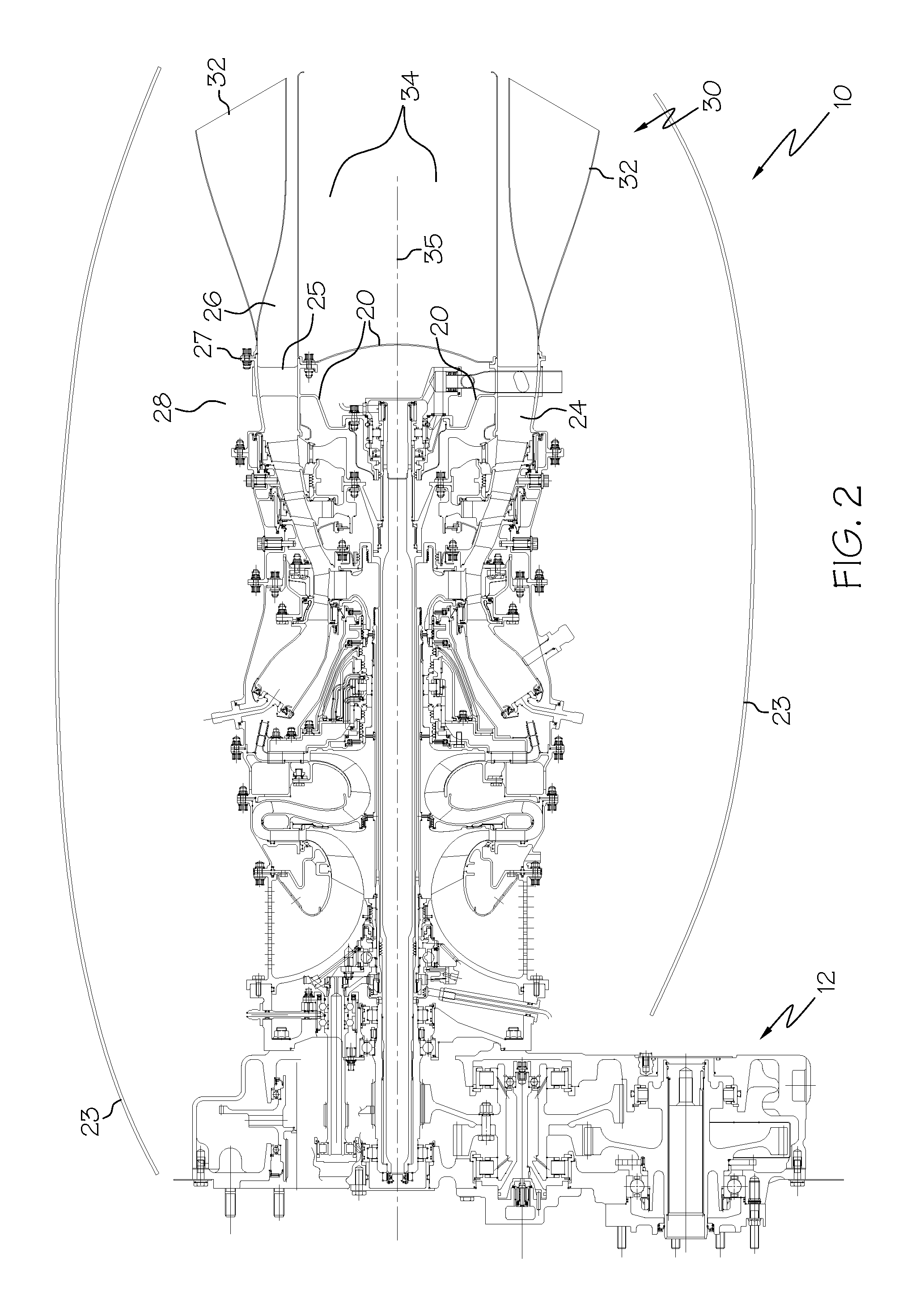 Compact mixer with trimmable open centerbody