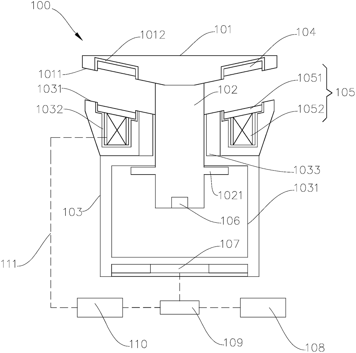 Key, keyboard and keyboard control method