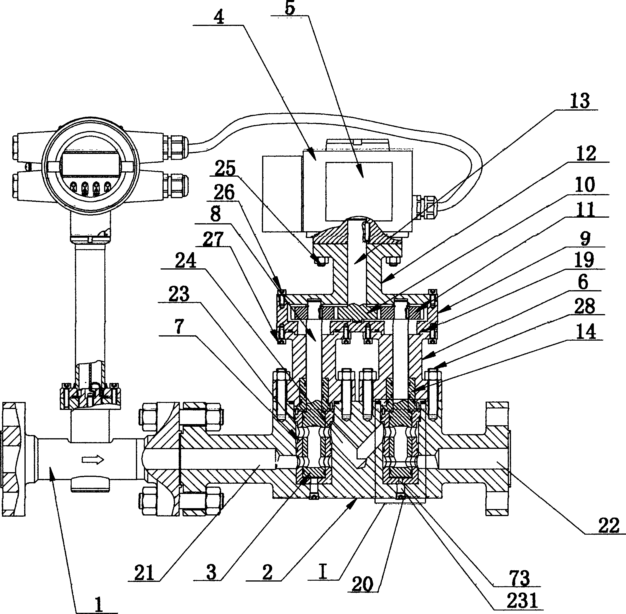 Ultra-high pressure flow controller