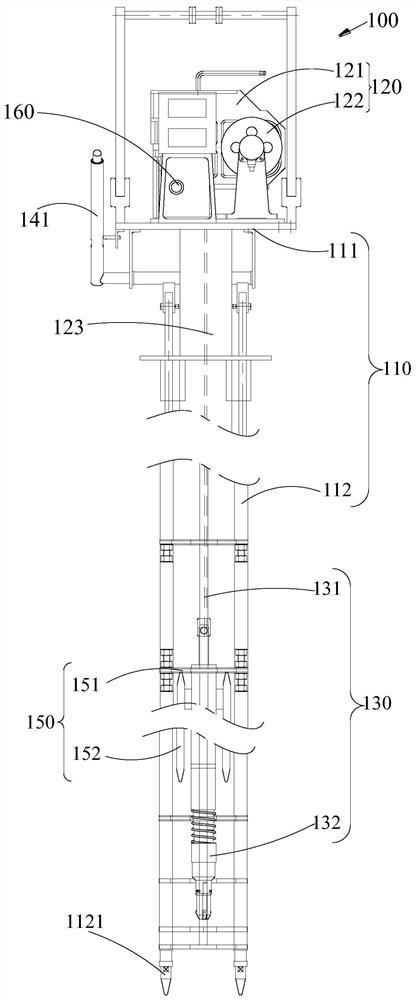 Replacement tool for related components of control rods in nuclear power plants