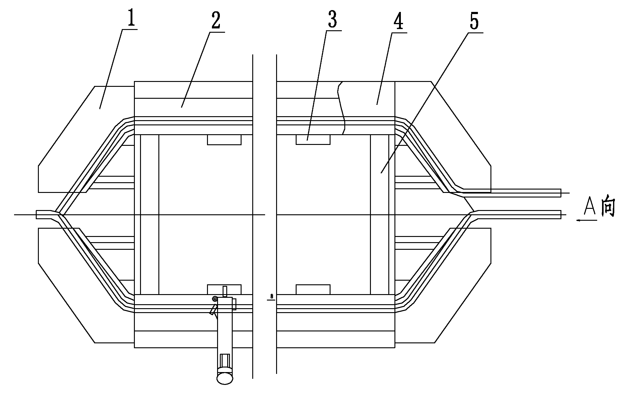 High-voltage motor stator coil end part splicing and shaping method