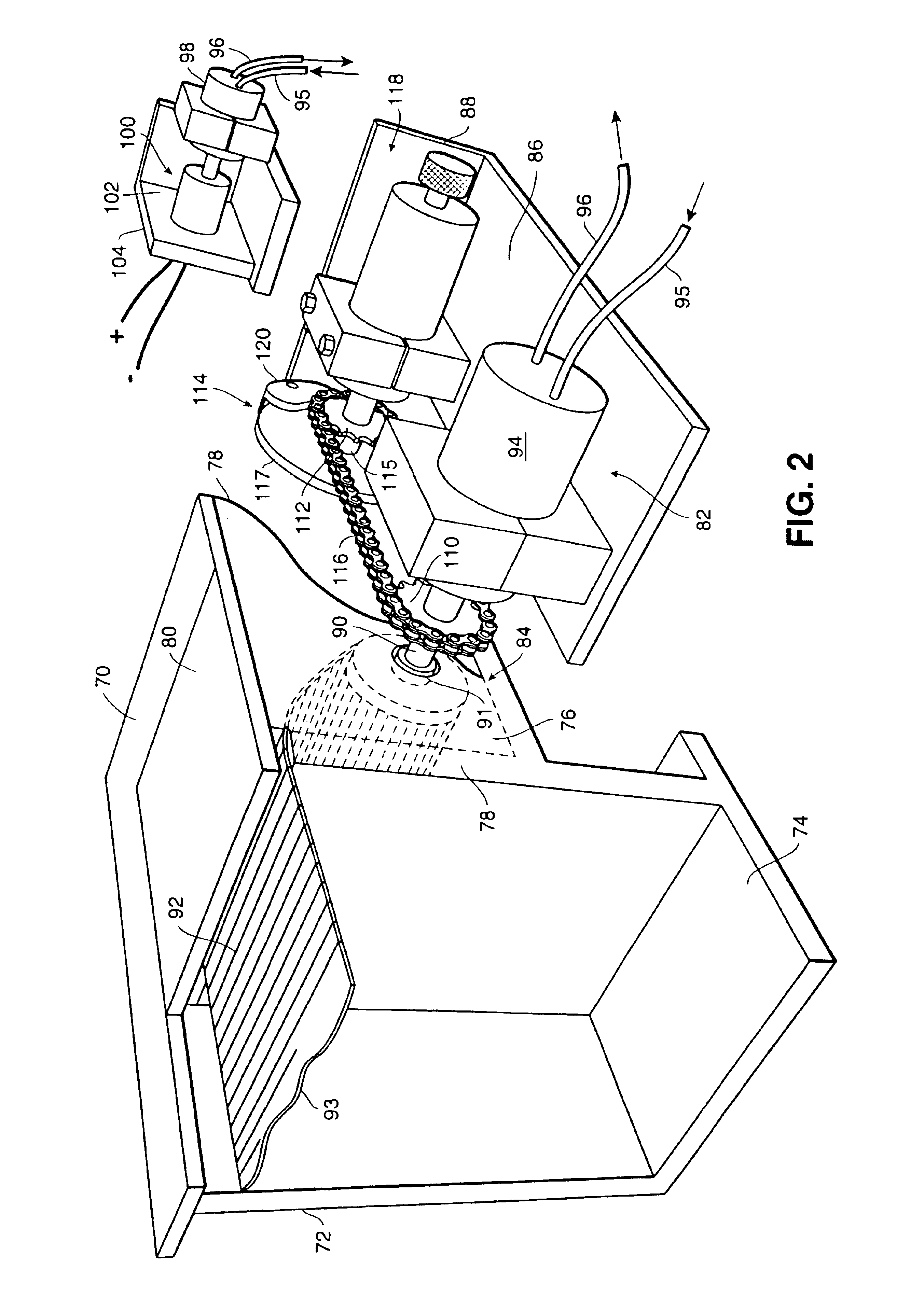 Automatic pool cover system using buoyant-slat pool covers