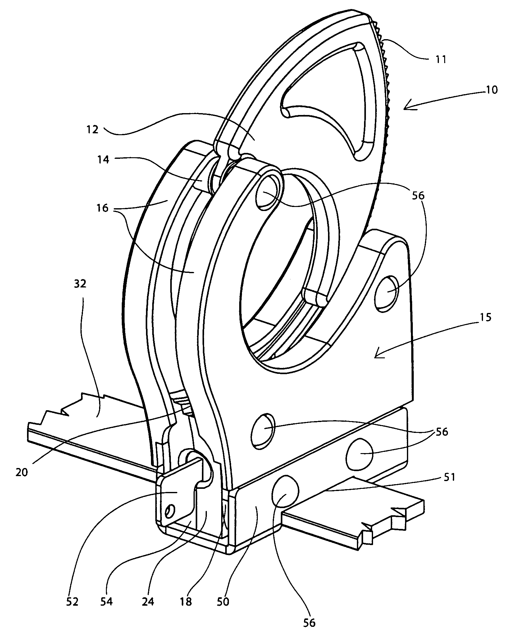 Universally adjustable gun rack and lock assembly