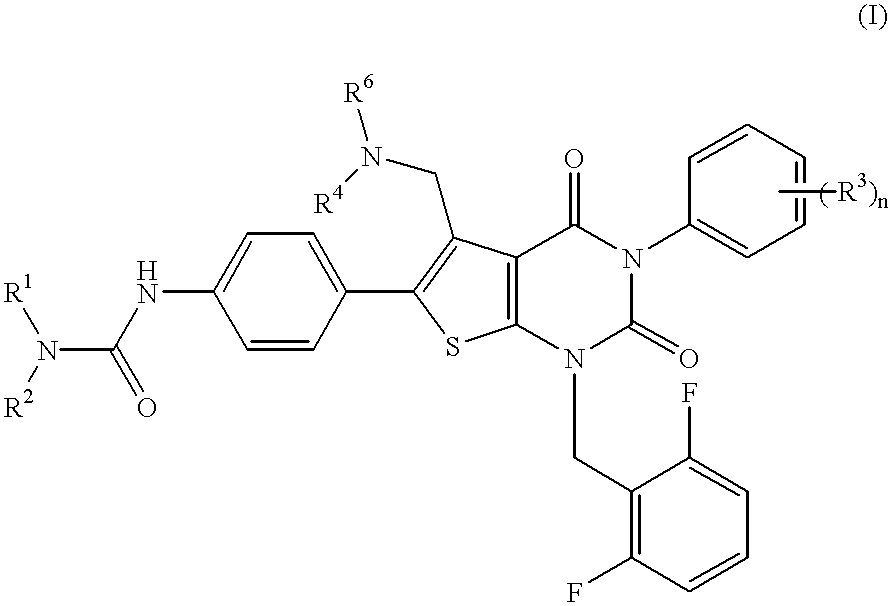 Thienopyrimidine compounds, their production and use