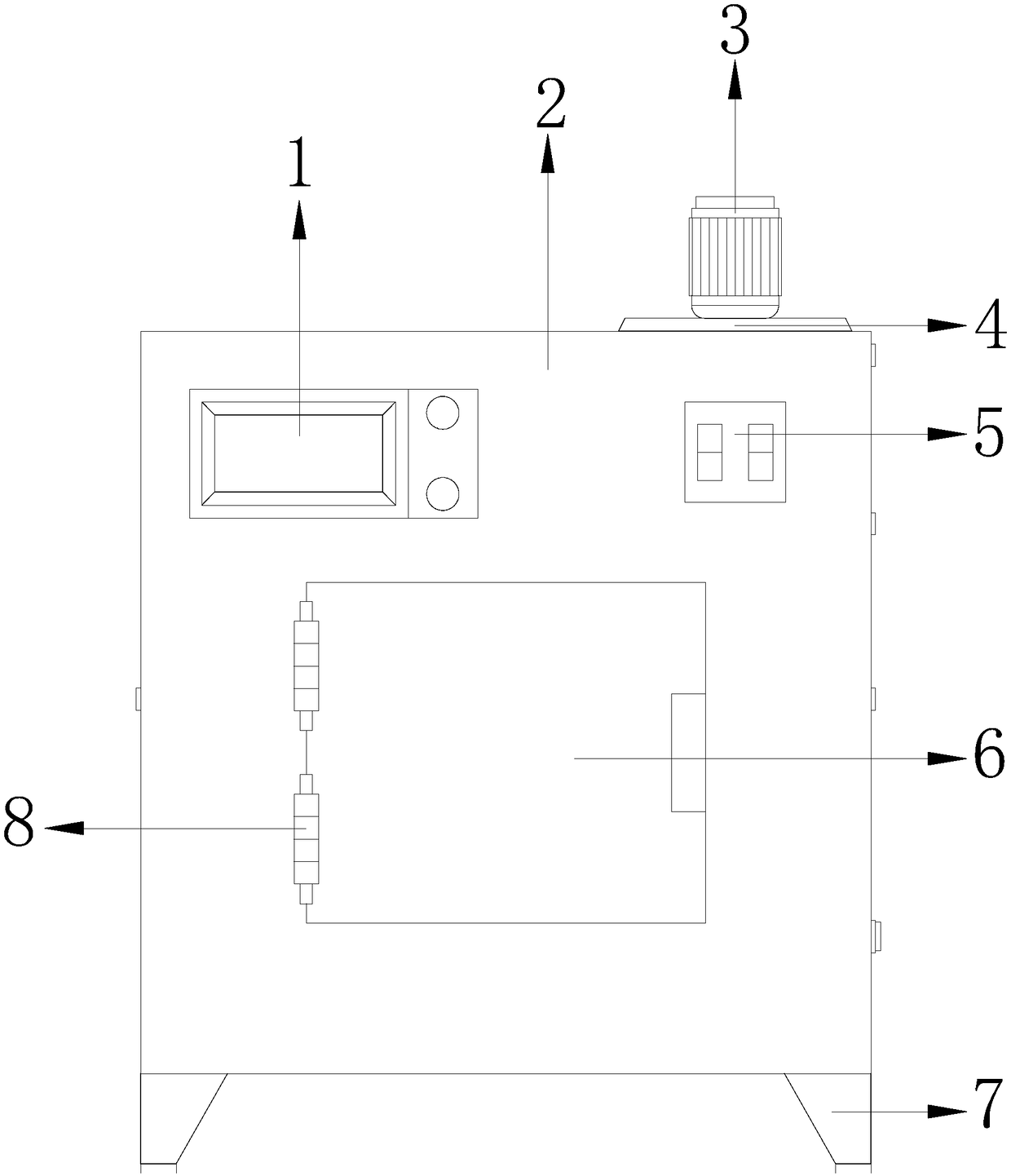 Constant temperature and humidity device for food fermentation with sterilization function