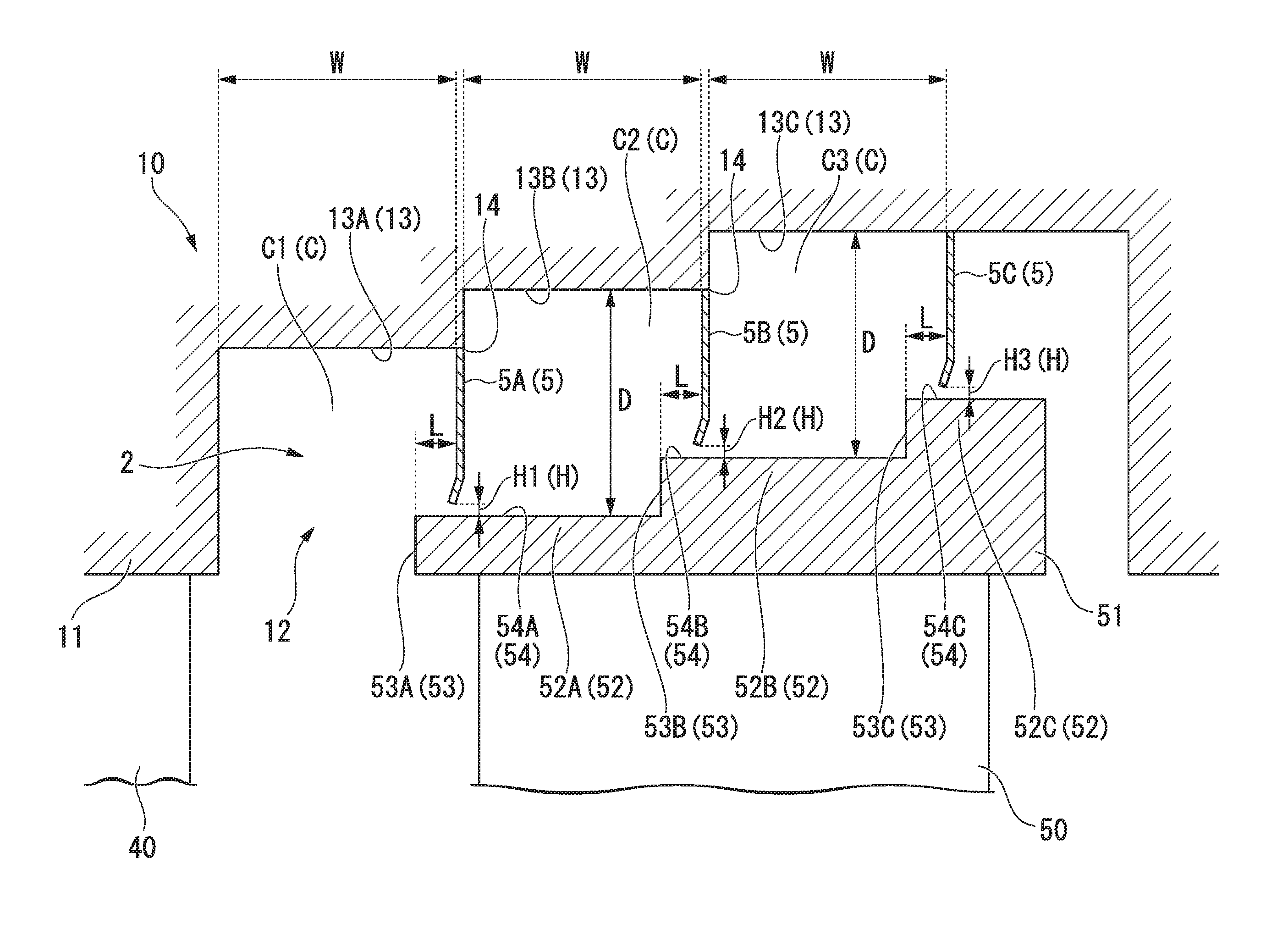 Sealing structure and rotary machine