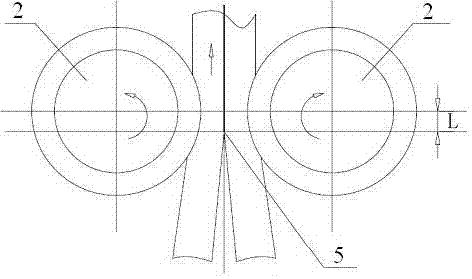 Welding method of titanium welded tube for petrochemical engineering