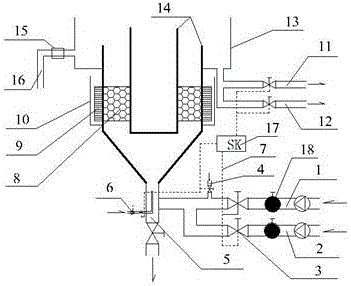 Construction method for hydraulic suspension magnetic membrane used for water purification, and magnetic membrane filtration apparatus