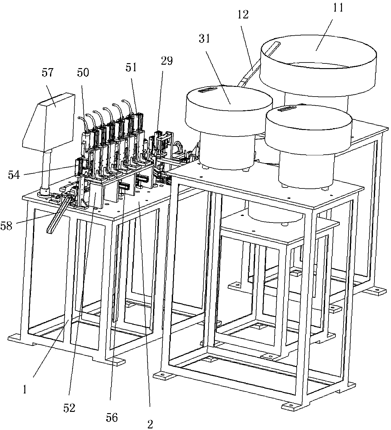 Automatic screw driving machine for wiring terminal