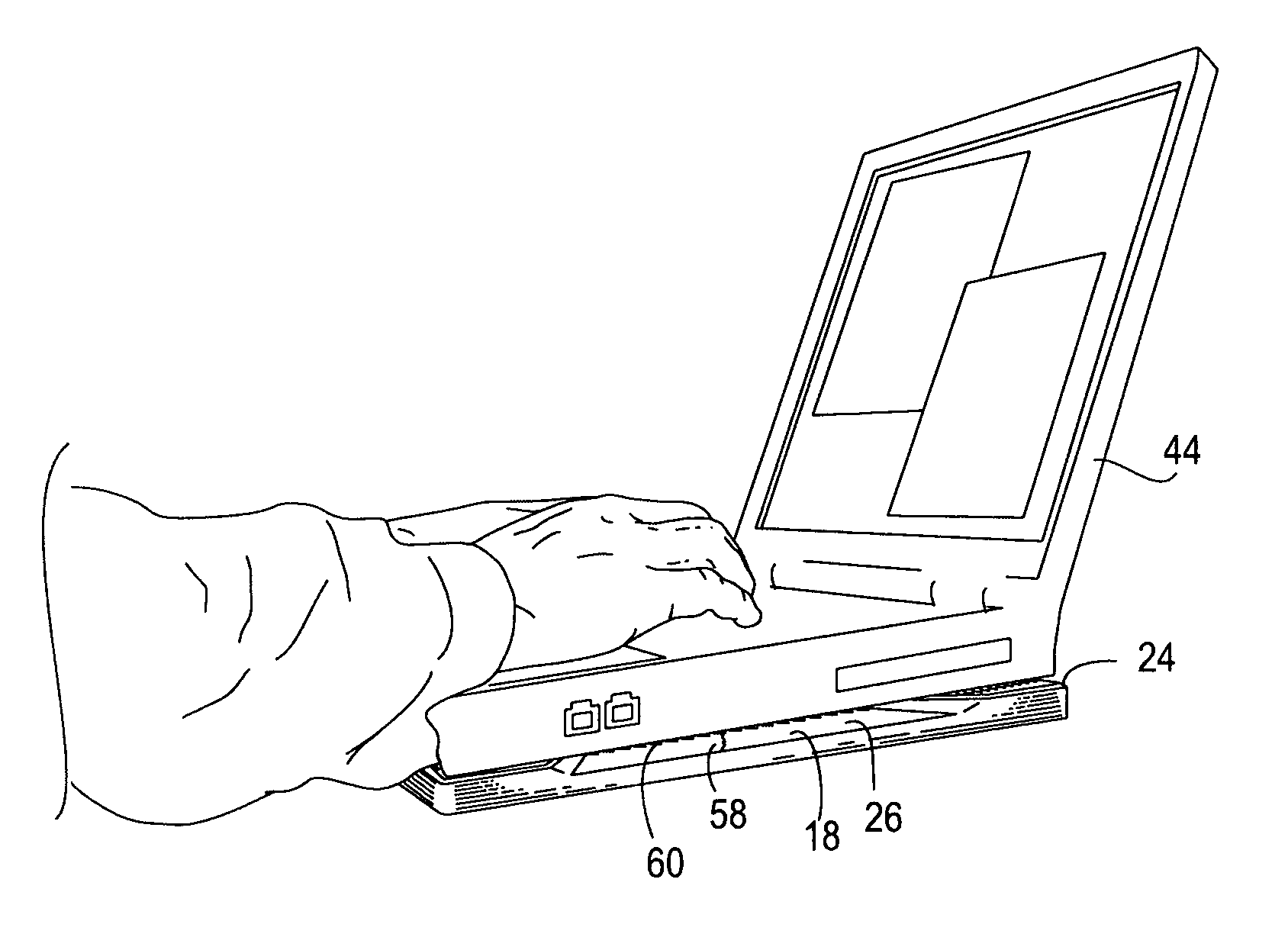 Thermal insulating board for laptop computers