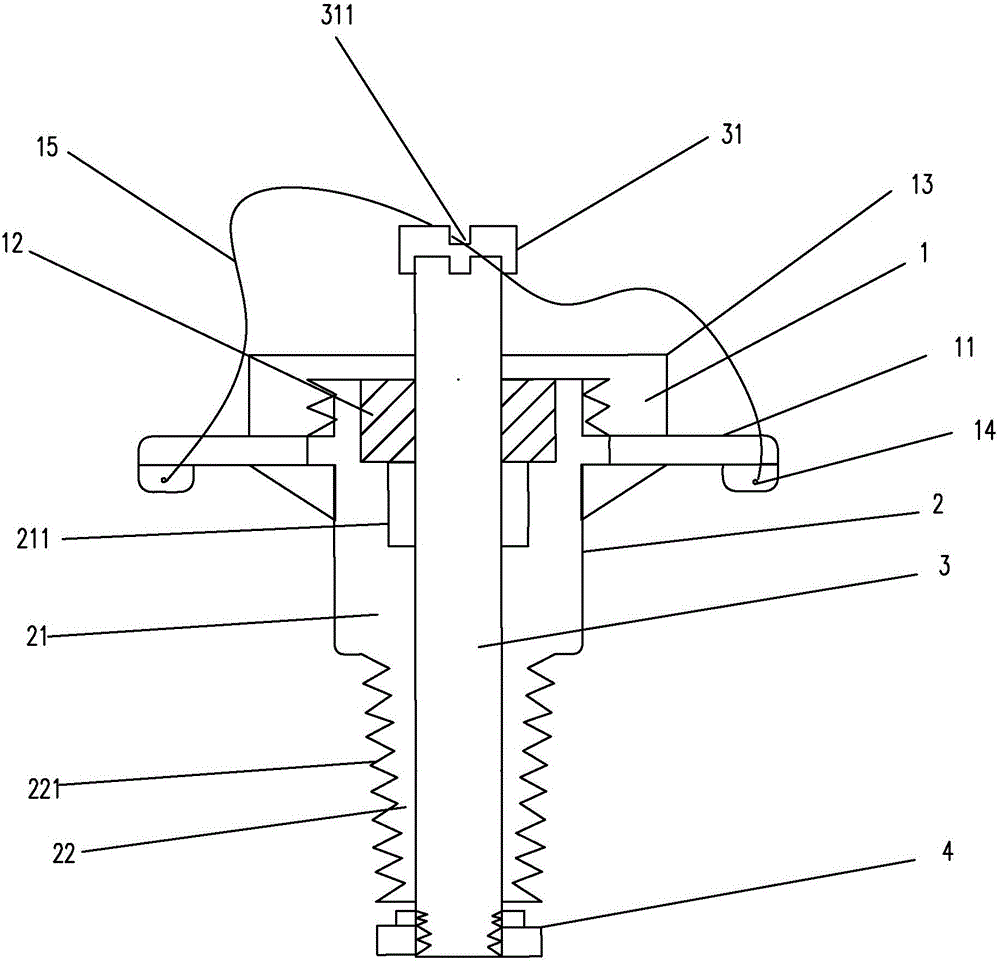 Intra-bone distraction osteogenesis device and method applied to dental implant