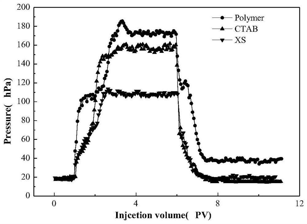 Chemical augmented injection system for improving injectivity of oil displacement polymer