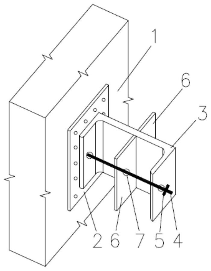 Local reinforcing method for concrete silo