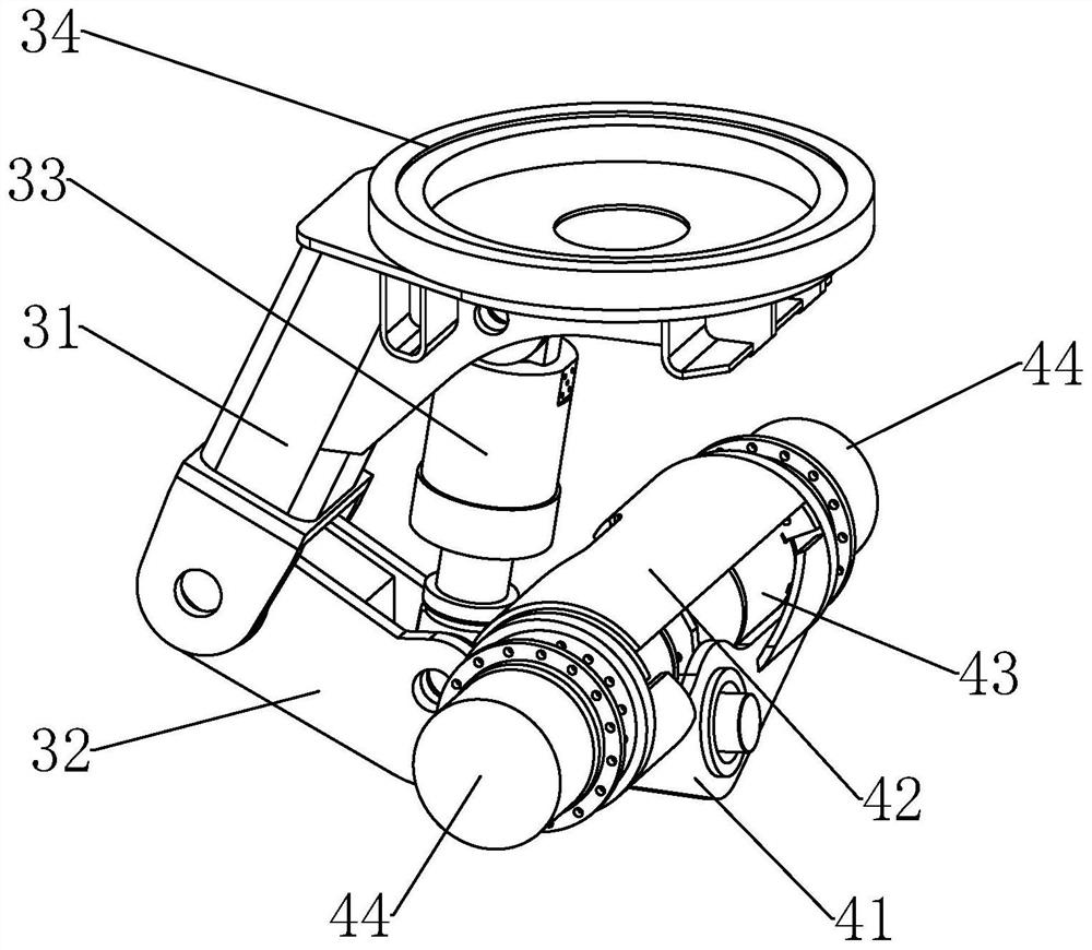 Electrically-driven axle device and electrically-driven transport vehicle