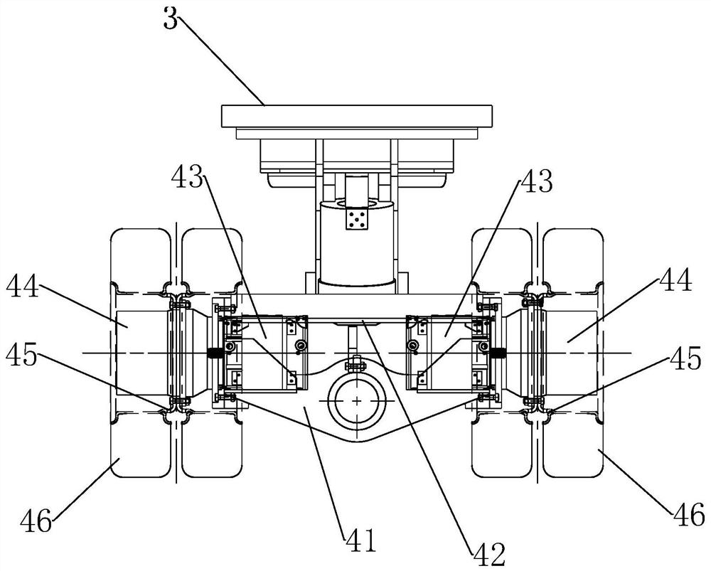 Electrically-driven axle device and electrically-driven transport vehicle