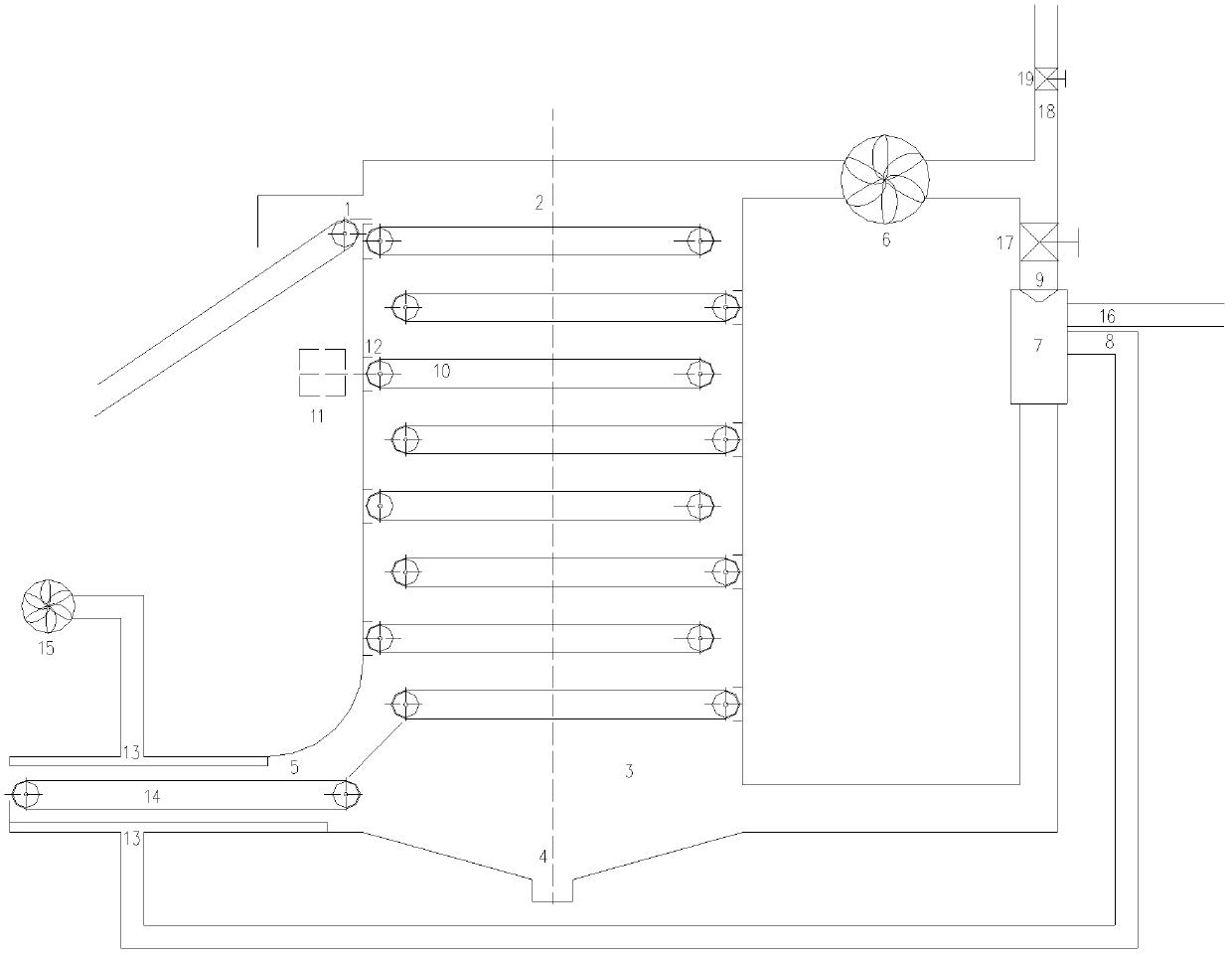 Preparation device of charcoal with biomass as raw material