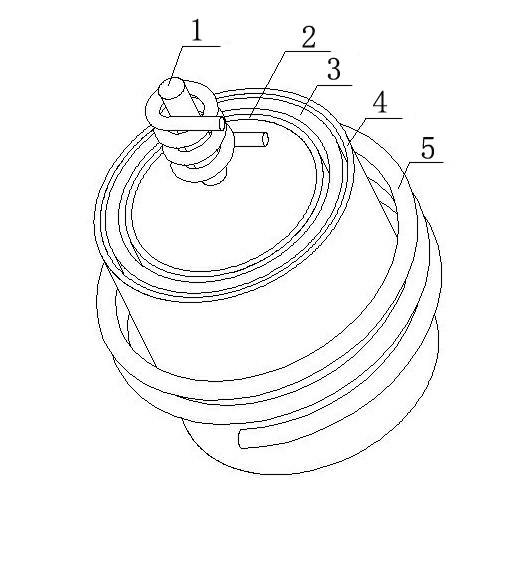 Method for decreasing content of boron impurity in silicon metal through metallurgical process