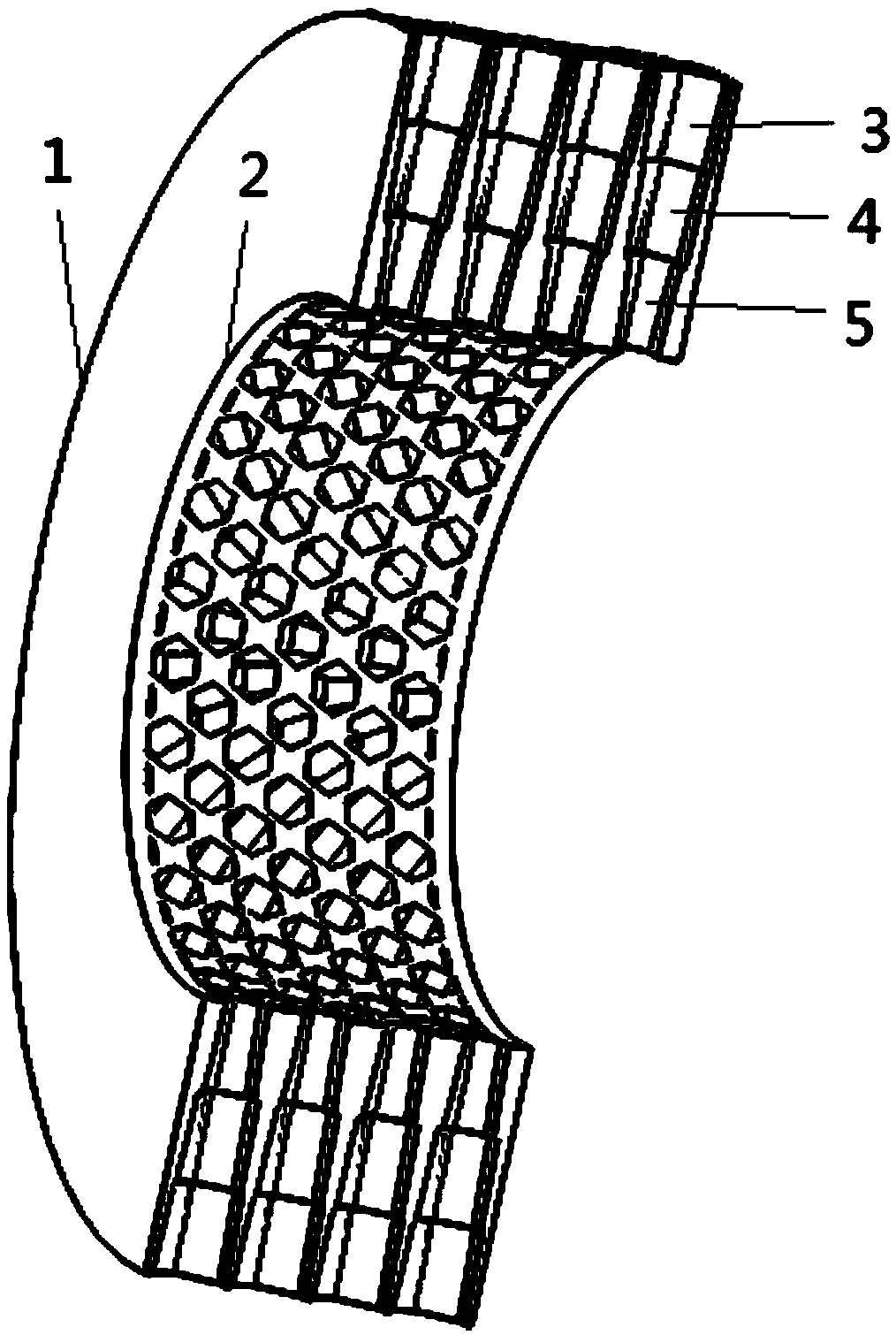 Automobile tire safety device and parameter setting method thereof