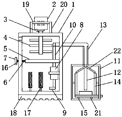 Purifying device for sewage treatment