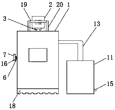 Purifying device for sewage treatment