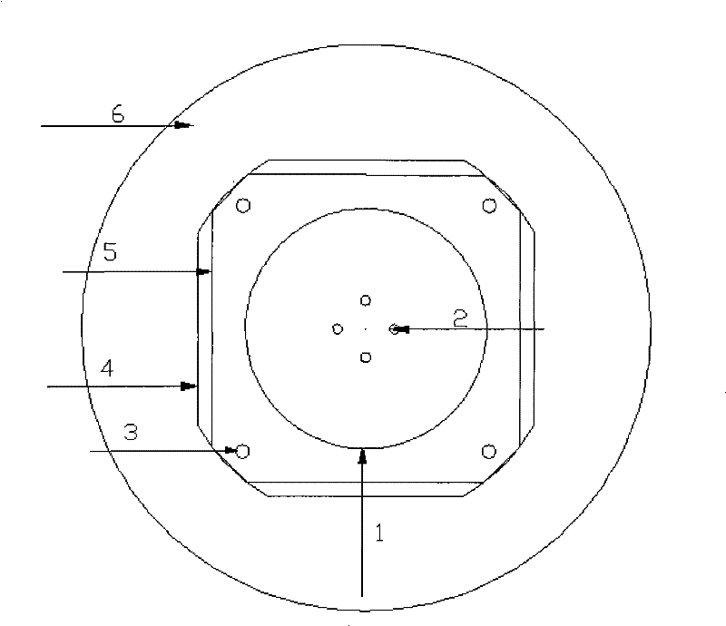 Multifrequency patch antenna device