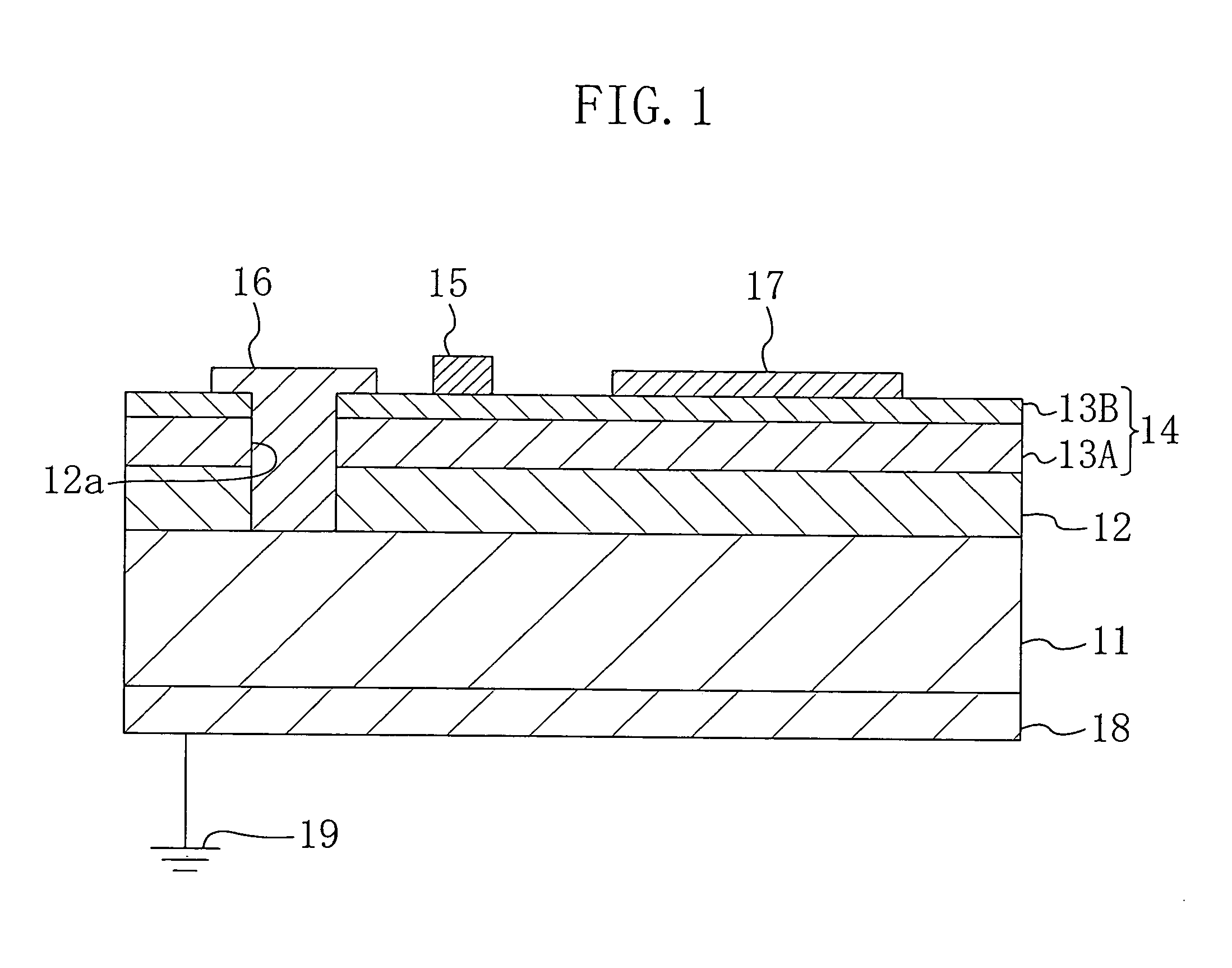 Field effect transistor semiconductor device