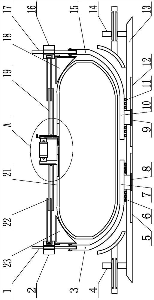 A laparoscopic puncture hole hemostatic device