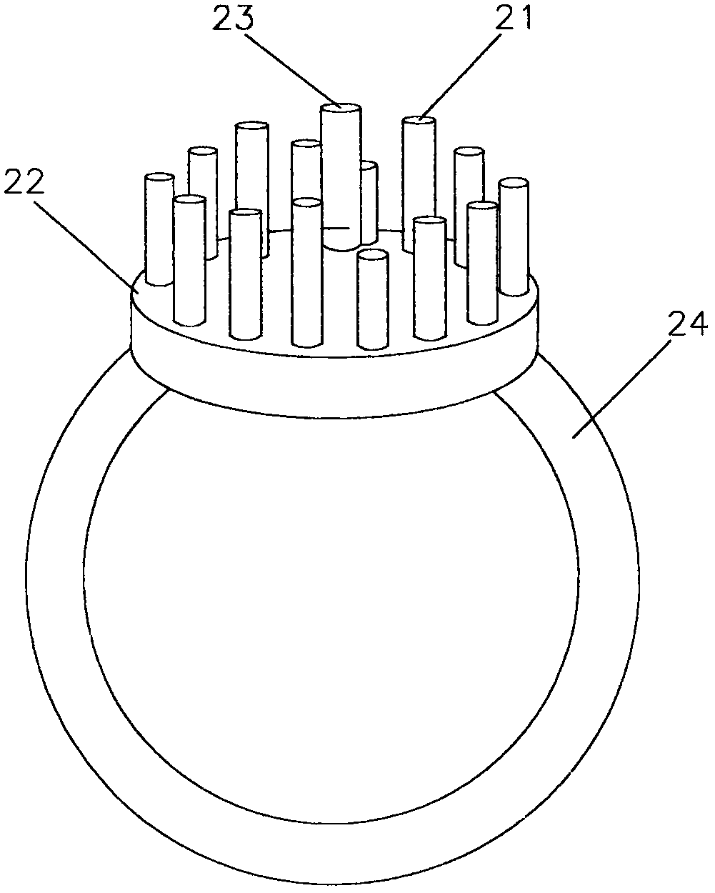 IU type three-dimensional code bolt self-locking padlock