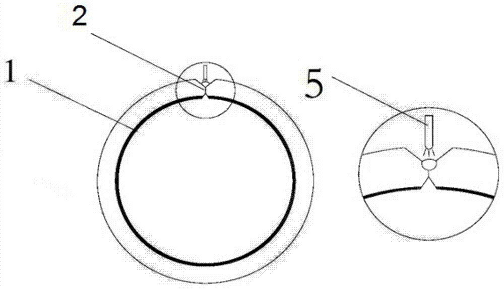 Weld seam coolant for straight seam submerged arc welding of steel pipe and its application method