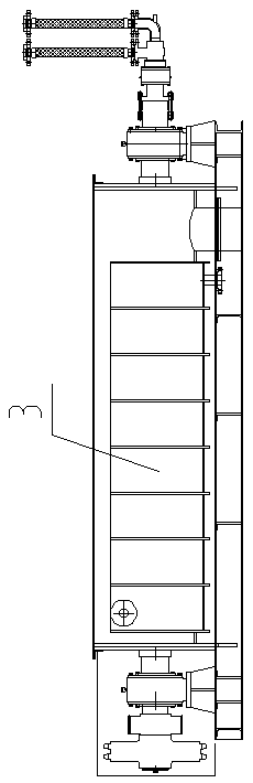 Organic chemical engineering finish distillation residue incineration treatment system