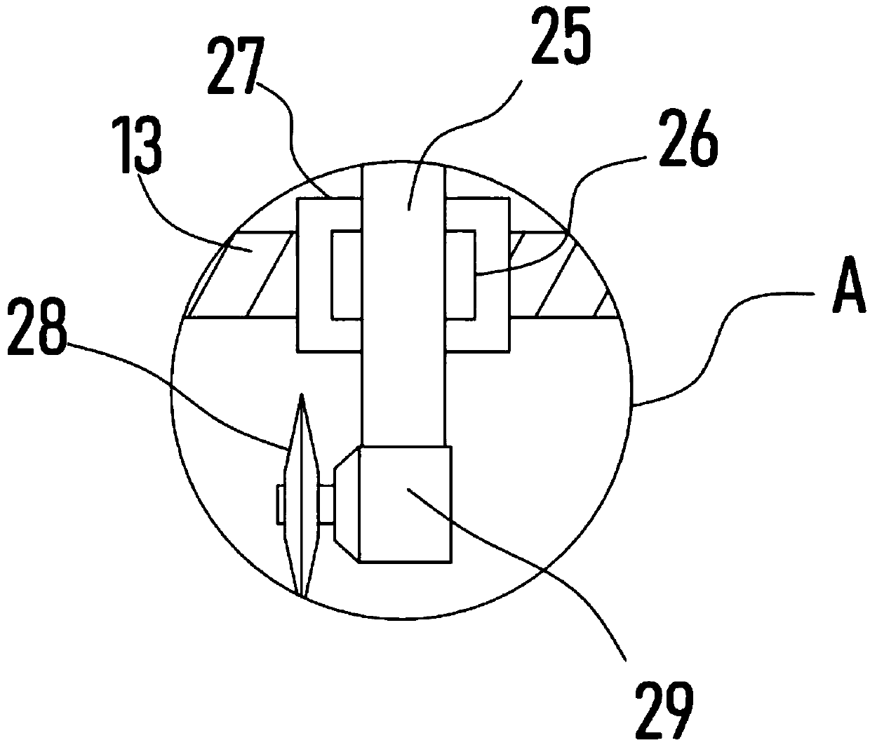 Cutting equipment for rubber product production