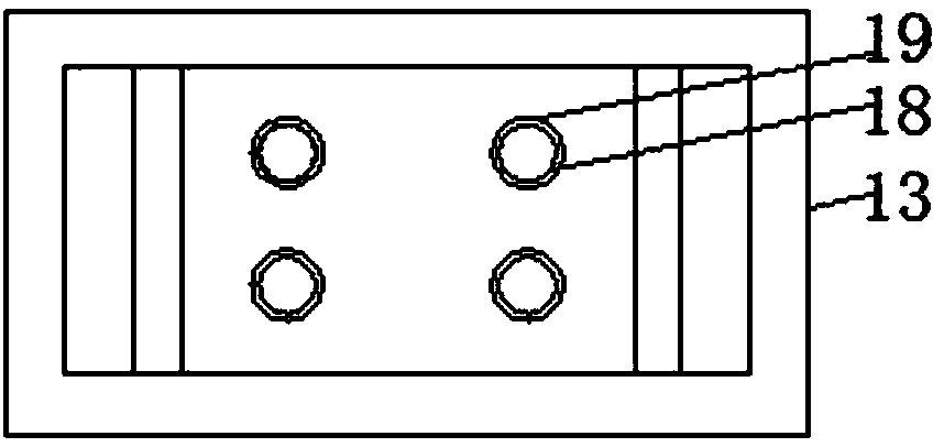 Shock absorption base for mining machine