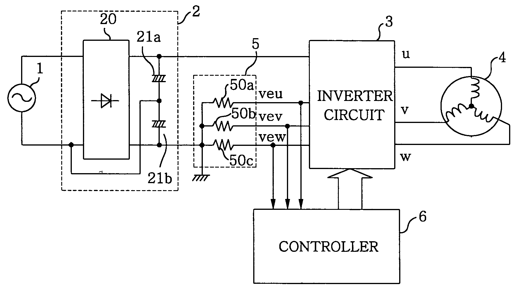 Motor driving apparatus for use in a diswasher