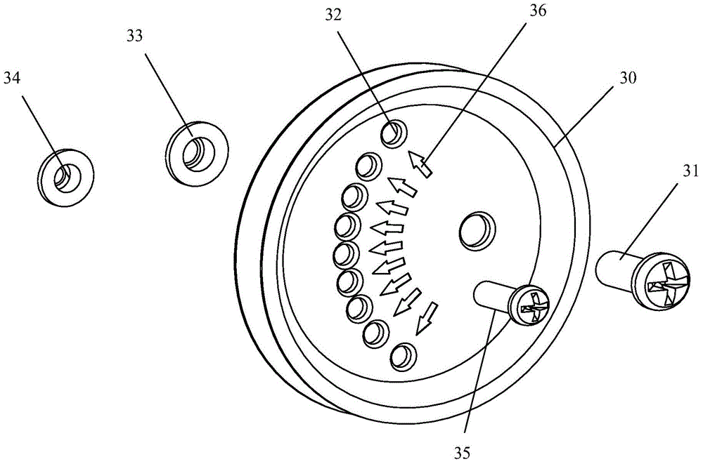 Screen levelness adjusting mechanism and projection display device