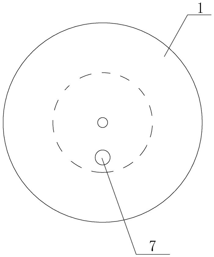 Plugging structure and plugging method for small-section deep hole in civil air defense overhead wall