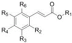 (E)-cinnamate compounds and synthetic methods thereof, and medicines containing compounds and application thereof