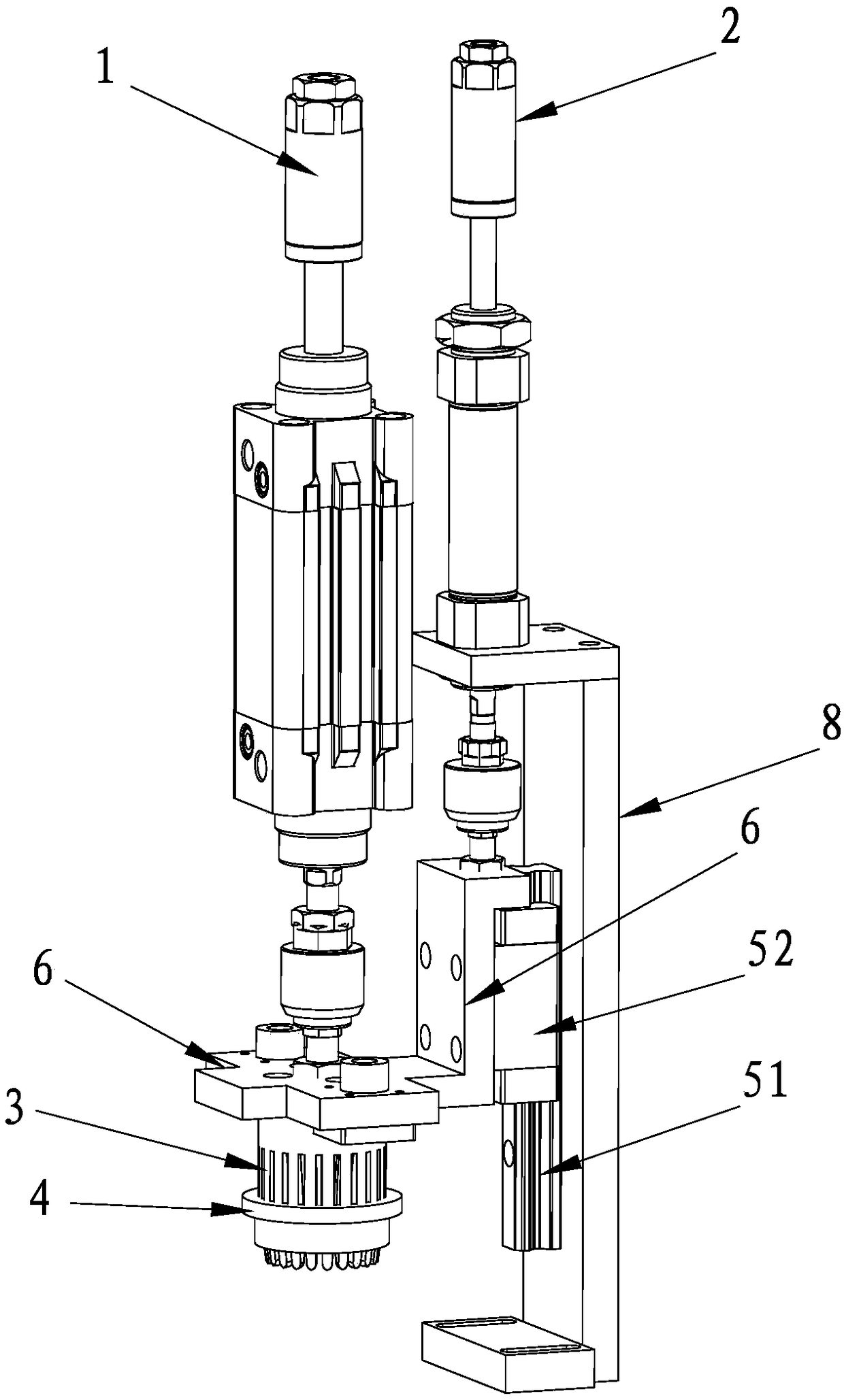 Hook correcting mechanism of groove type reversing device