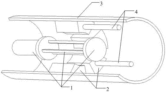 Relativistic magnetron for multi-antenna coupling output structure