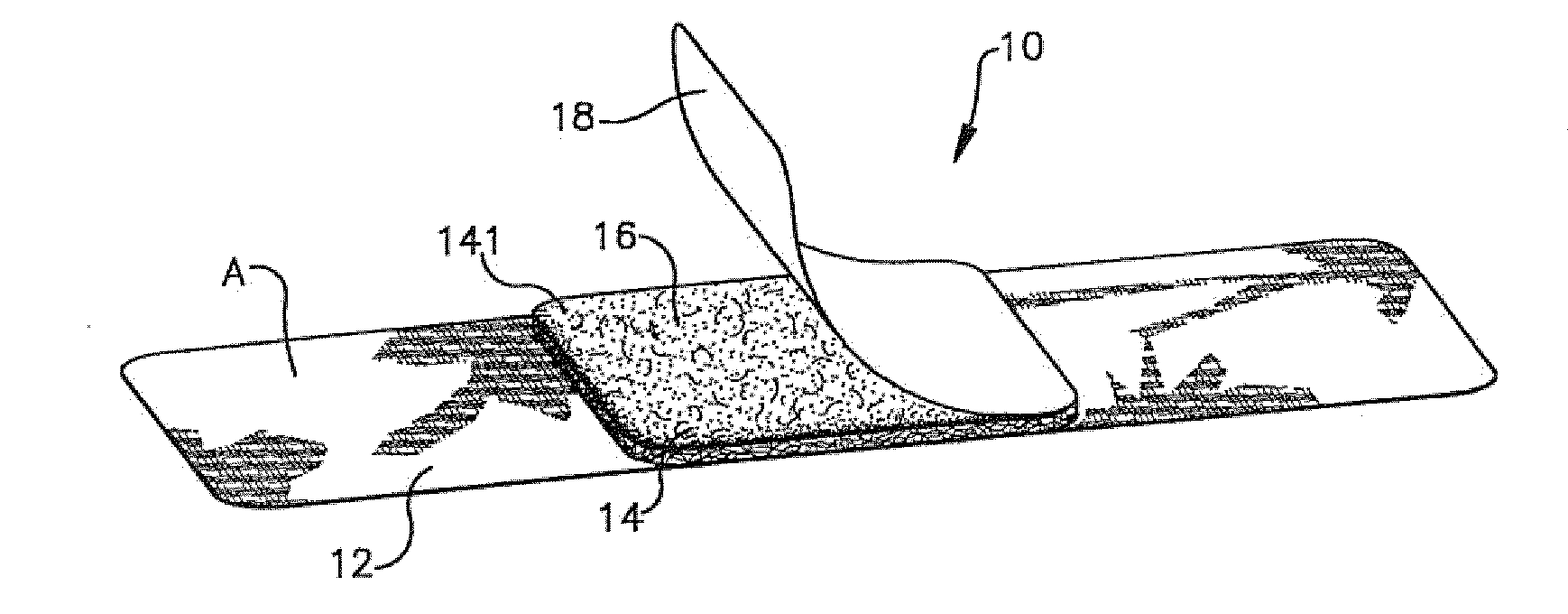 Bandage and method for vital bleaching of skin