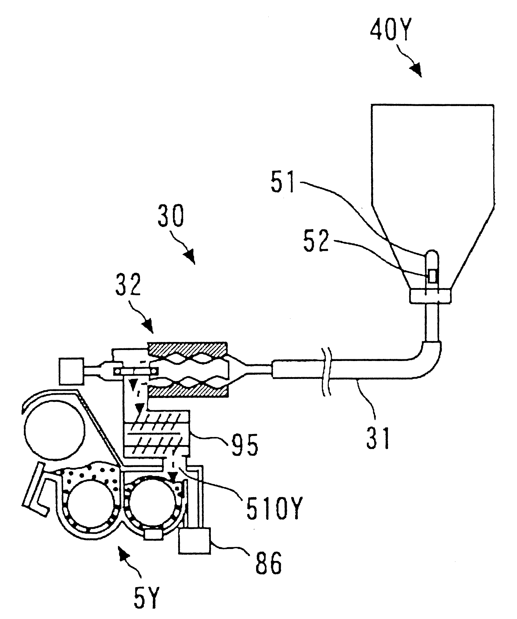 Developer supply device and image forming apparatus comprising same