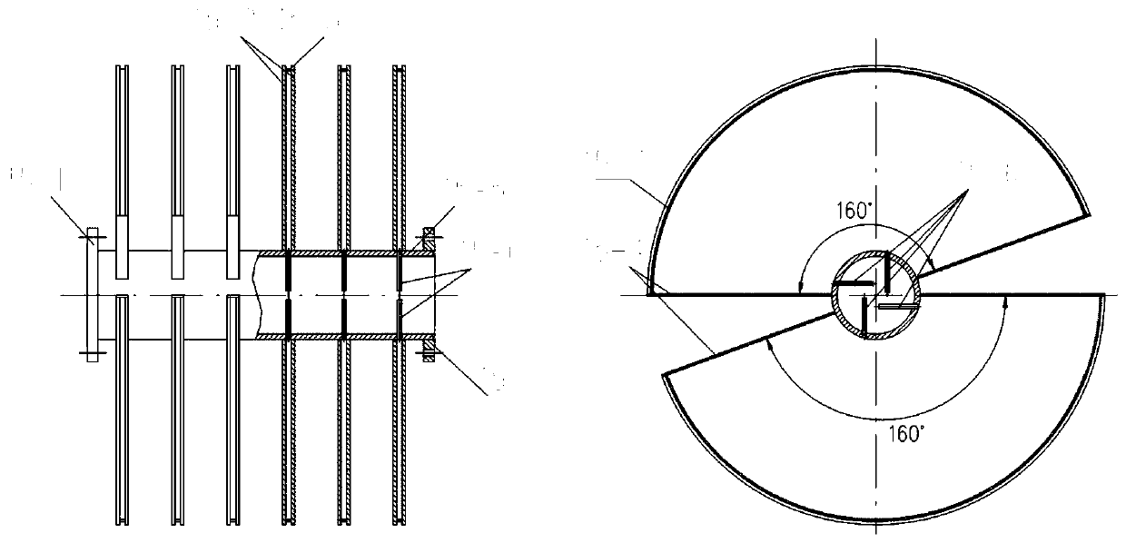 Sludge drying machine capable of carrying out combined adjustment on internal structure according to sludge properties