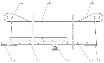 Composite drive conversion device for track and track system thereof