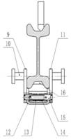 Composite drive conversion device for track and track system thereof