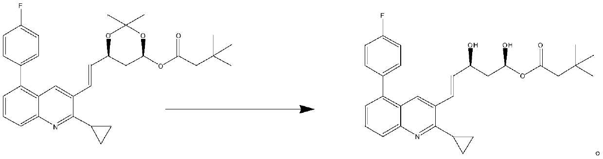 Method for synthesizing pitavastatin calcium intermediate by micro-channel reactor