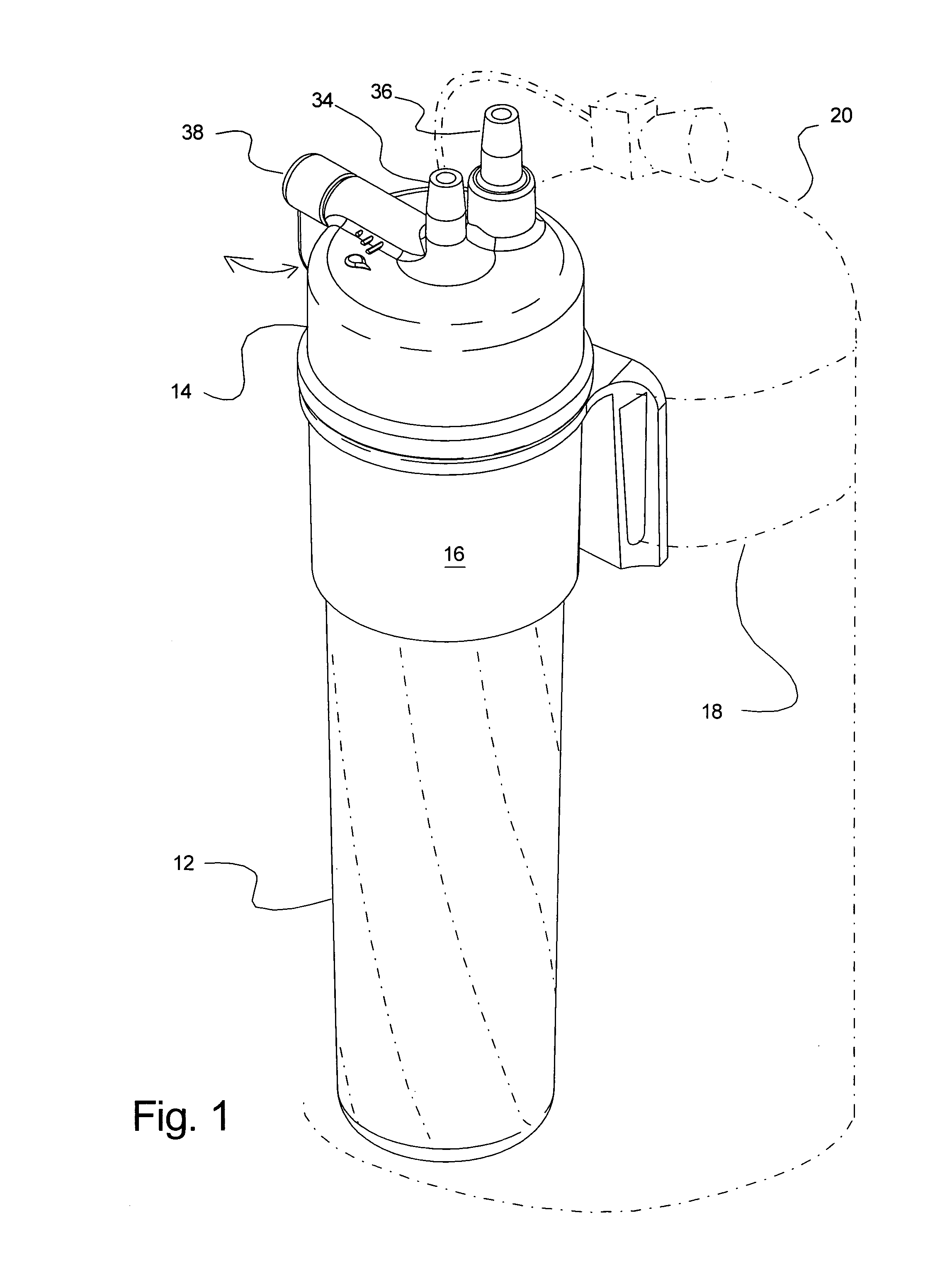 Oxygen supply humidification system