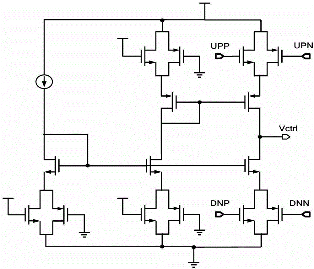 High-performance charge pump circuit in low-voltage charge pump phase-locked loop